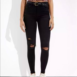 American Eagle super stretch super hi-rise Jegging xtra long size 0